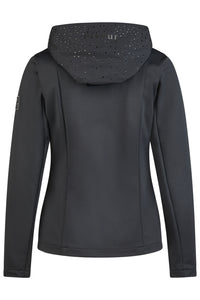 PIKEUR bluza polarowa z kapturem na zamek FLEECE JACKET black