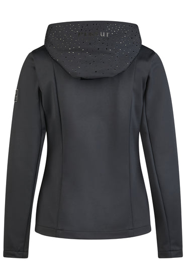 PIKEUR bluza polarowa z kapturem na zamek FLEECE JACKET black SS 2026