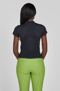 PIKEUR koszulka techniczna KNIT SHIRT  ATHLEISURE Black SS 2026