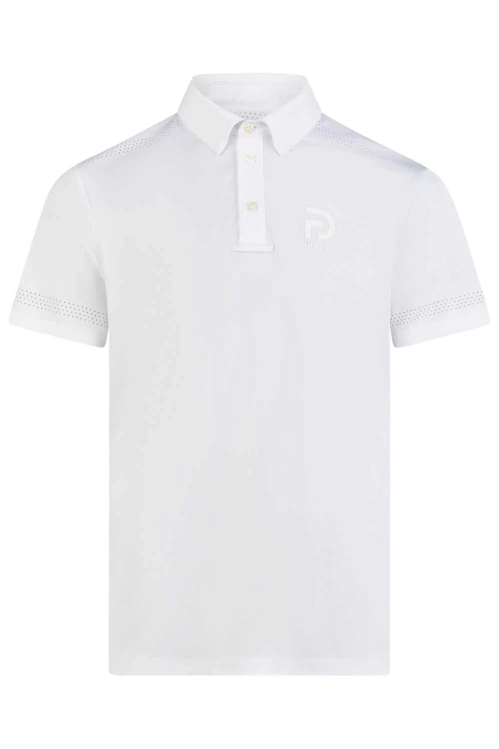PIKEUR koszula konkursowa męska 1335 THE CORE MEN white SS 2026