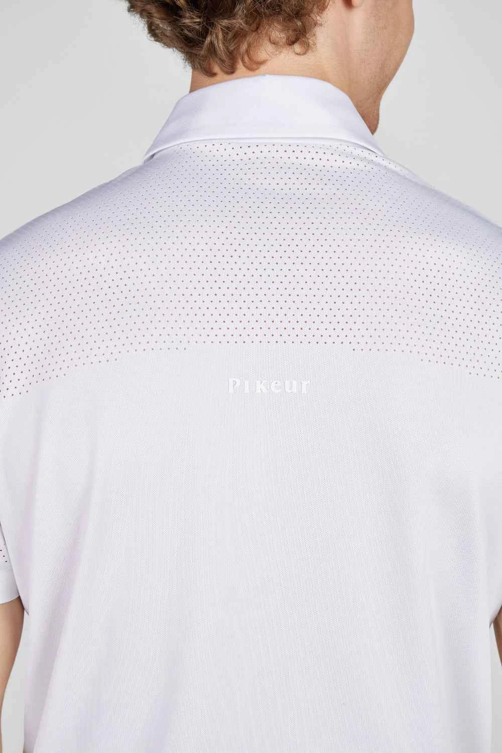 PIKEUR koszula konkursowa męska 1335 THE CORE MEN white SS 2026