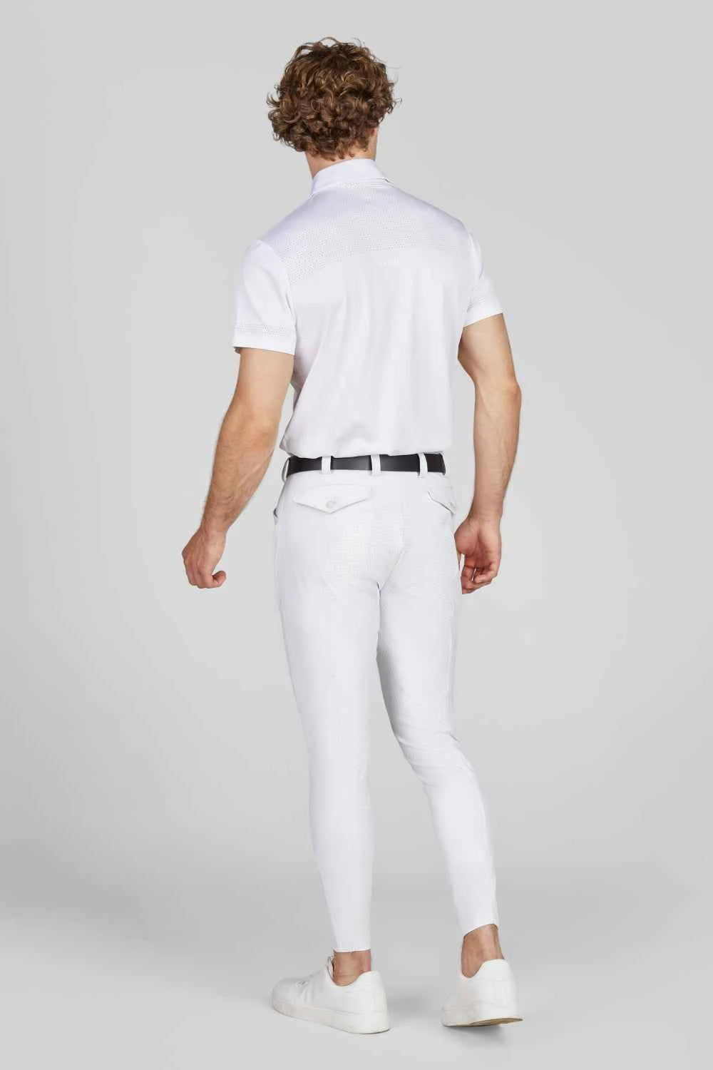 PIKEUR koszula konkursowa męska 1335 THE CORE MEN white SS 2026