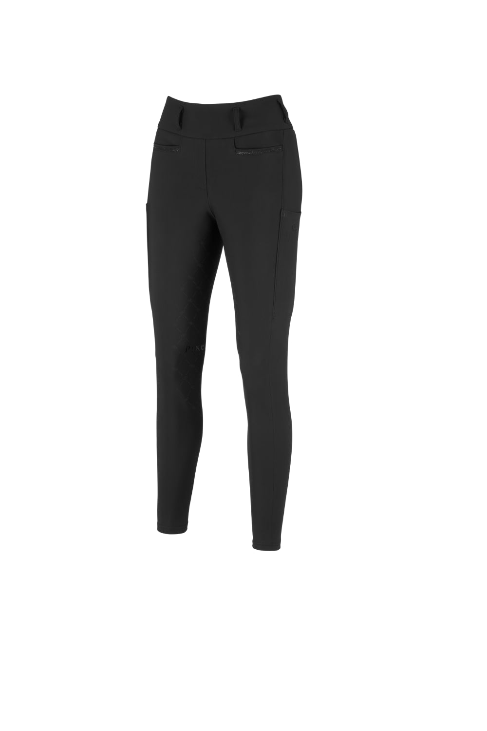 Pikeur Bryczesy zimowe damskie LINETT TI.SD 6555 z wysokim stanem A/W 2025 Black