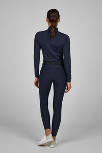 Pikeur Bryczesy zimowe damskie LINETT TI.SD 6555 z wysokim stanem A/W 2025 Black