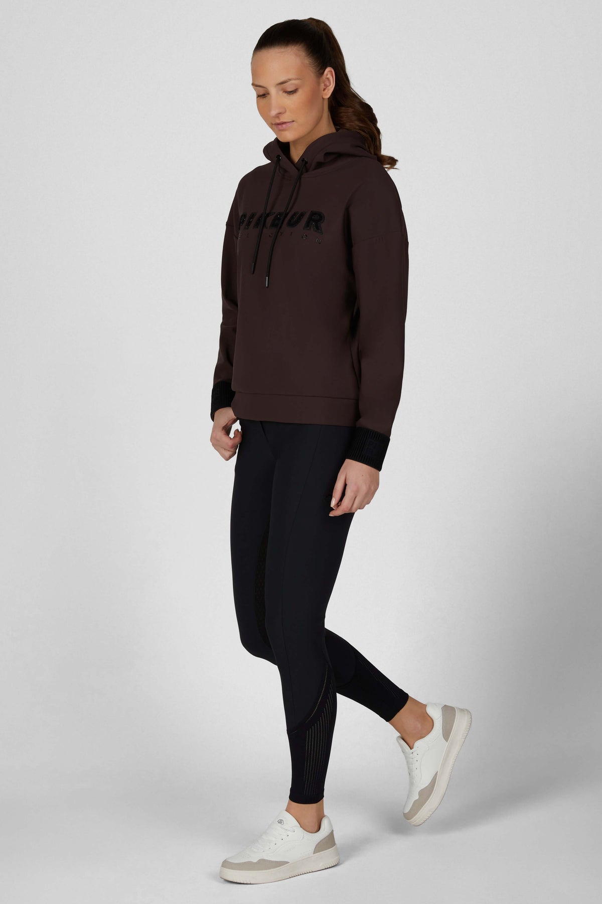 Pikeur A/W 26 Bluza ocieplana pluszem damska chocolate brown