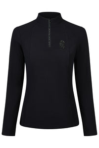 Pikeur Zip Rip Shirt A/W 26 Bluzka Zip Rip damska black