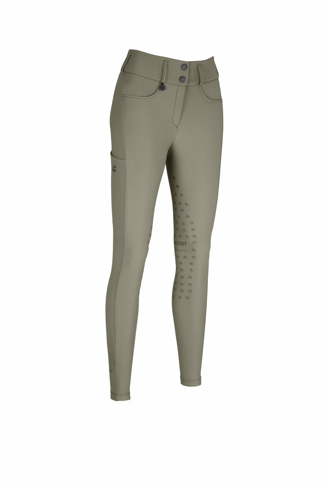 PIKEUR Bryczesy Amia SD pełny lej Light Moos 6805
