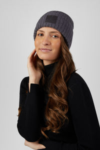 Pikeur Beanie damska A/W 26 Czapka zimowa damska Basalt Grey