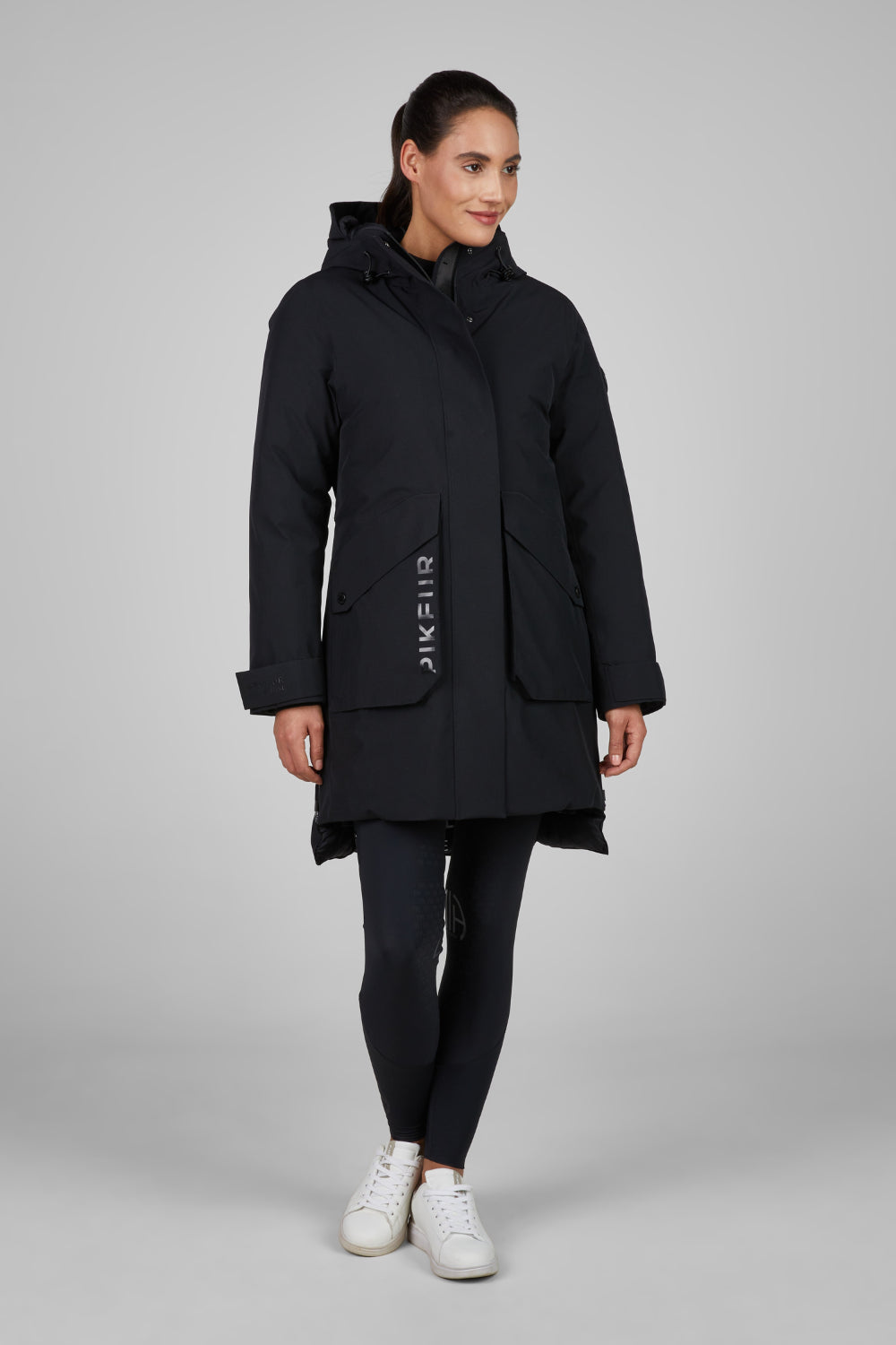 Pikeur Płaszcz Raincoat 8021 Athleisure  A/W 2025 Graphite Blue - Cavalo