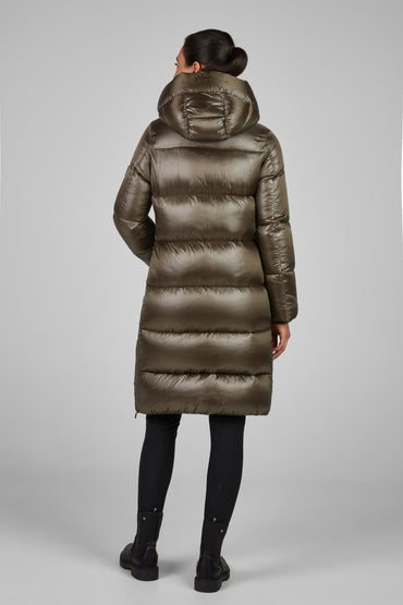 Pikeur Płaszcz Quilted Coat 8025 Selection Slate Brown A/W 2025