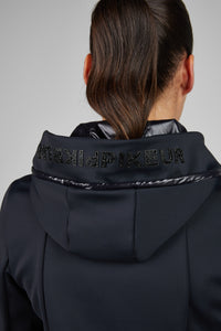 Pikeur Bluza z kapturem Fleece Jacket 8045 Selection A/W 2025 Nightblue - Cavalo