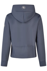 Pikeur Bluza z kapturem Fleece Jacket Athleisure 8046 A/W 2025 Graphite Blue