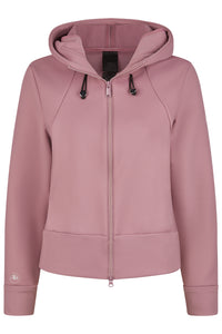 Pikeur Bluza z kapturem Fleece Jacket Athleisure 8046 A/W 2025 Graphite Blue
