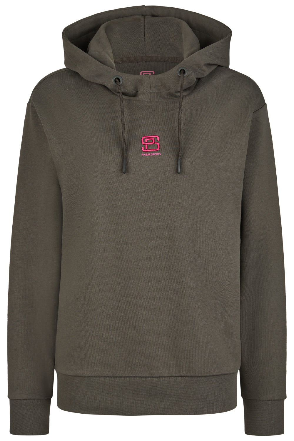 Pikeur Bluza z kapturem Fleece Jacket Athleisure 8275 A/W 2025 Deep Khaki