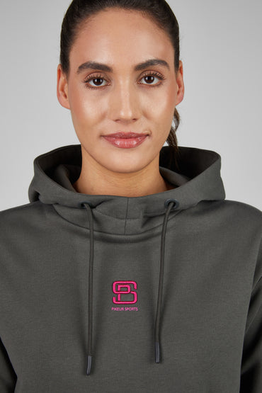 Pikeur Bluza z kapturem Fleece Jacket Athleisure 8275 A/W 2025 Deep Khaki