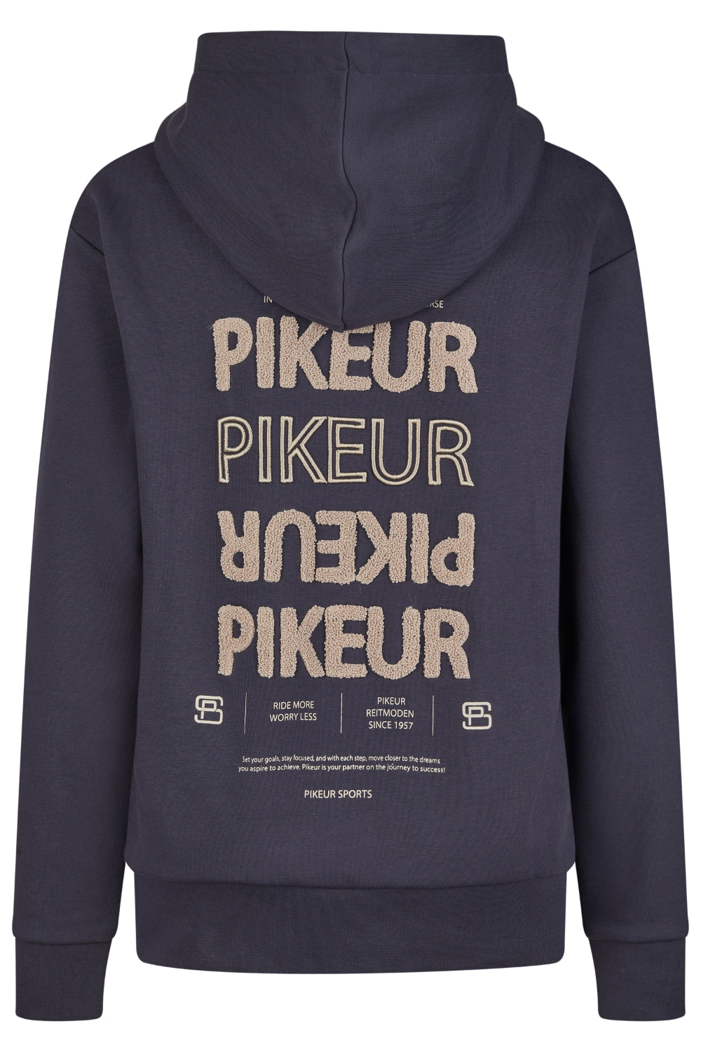 Pikeur Bluza z kapturem Fleece Jacket Athleisure 8275 A/W 2025 Nightblue