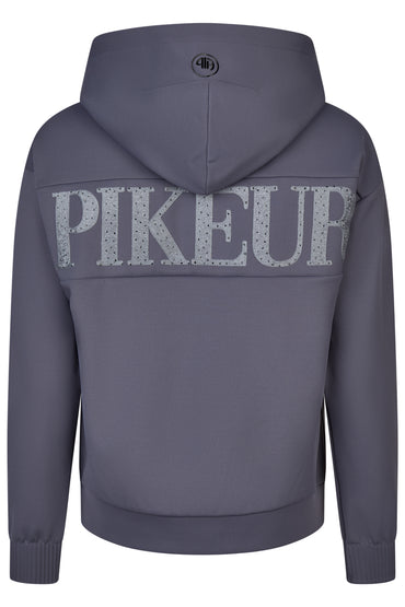 Pikeur Bluza z kapturem HOODY Jacket Athleisure 8282 A/W 2025 Graphite Blue