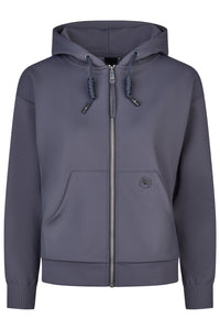 Pikeur Bluza z kapturem HOODY Jacket Athleisure 8282 A/W 2025 Graphite Blue