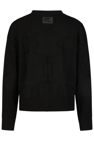 Pikeur Bluza  Knitted Pullover 8286 Selection A/W 2025 Black - Cavalo