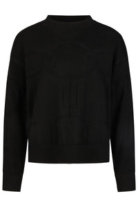 Pikeur Bluza  Knitted Pullover 8286 Selection A/W 2025 Black - Cavalo