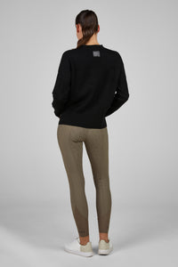 Pikeur Bluza  Knitted Pullover 8286 Selection A/W 2025 Black - Cavalo