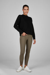 Pikeur Bluza  Knitted Pullover 8286 Selection A/W 2025 Black - Cavalo
