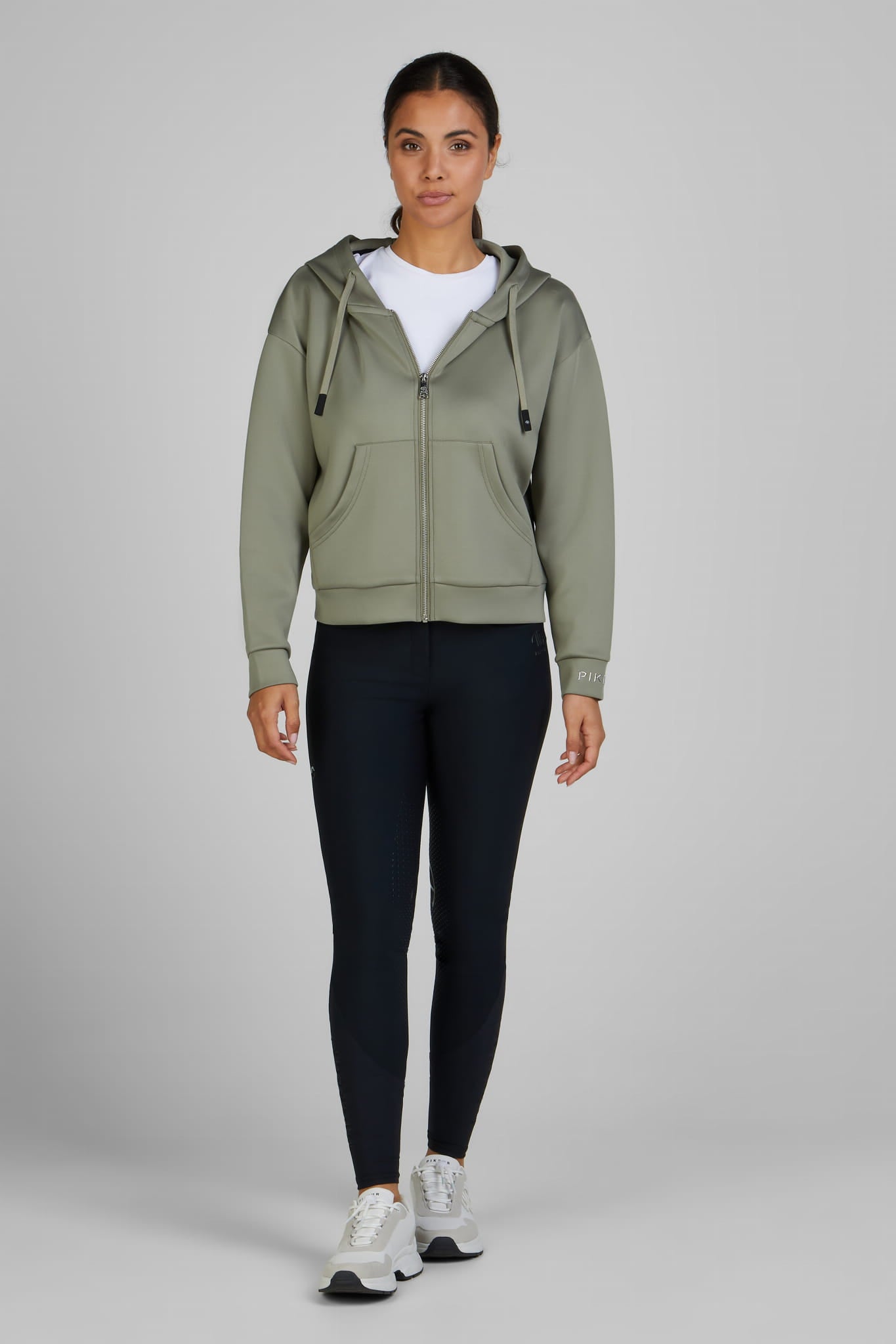 Bluza jeździecka z kapturem Hoody Athleisure 7281 Pikeur Light Moos SS 2025 - Cavalo