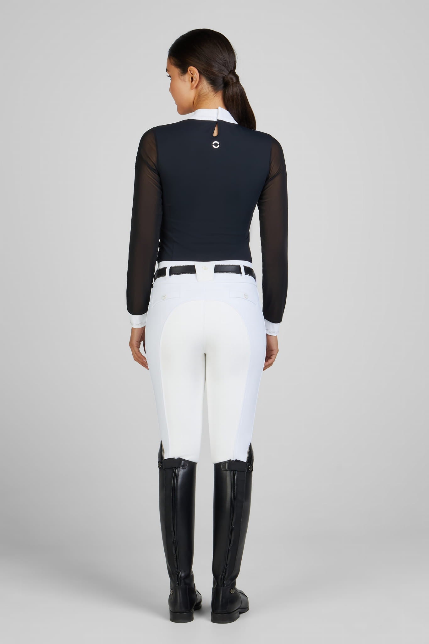 Koszulka konkursowa z długim rękawem damska Pikeur 7314 Black  S/S 2025 - Cavalo