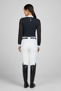 Koszulka konkursowa z długim rękawem damska Pikeur 7314 Black  S/S 2025 - Cavalo