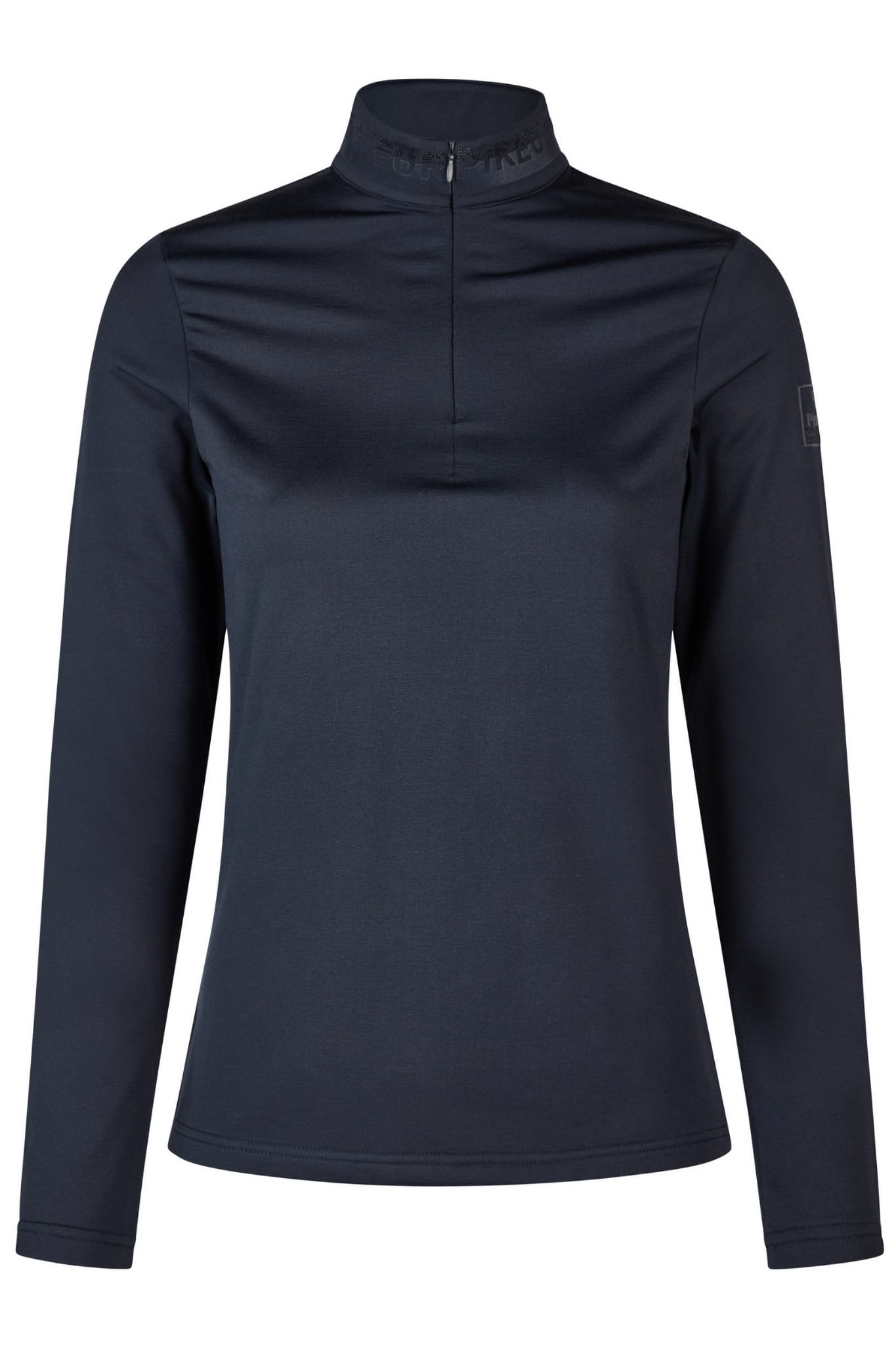 Koszulka Pikeur Zip Shirt Navy - Cavalo