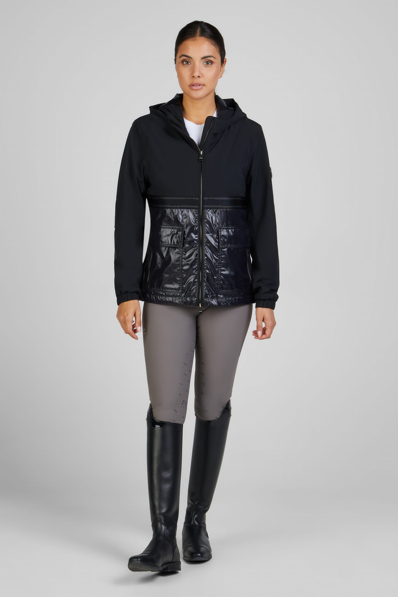 Kurtka przeciwdeszczowa Pikeur Rainjacket 7018 Selection Black S/S 2025 - Cavalo