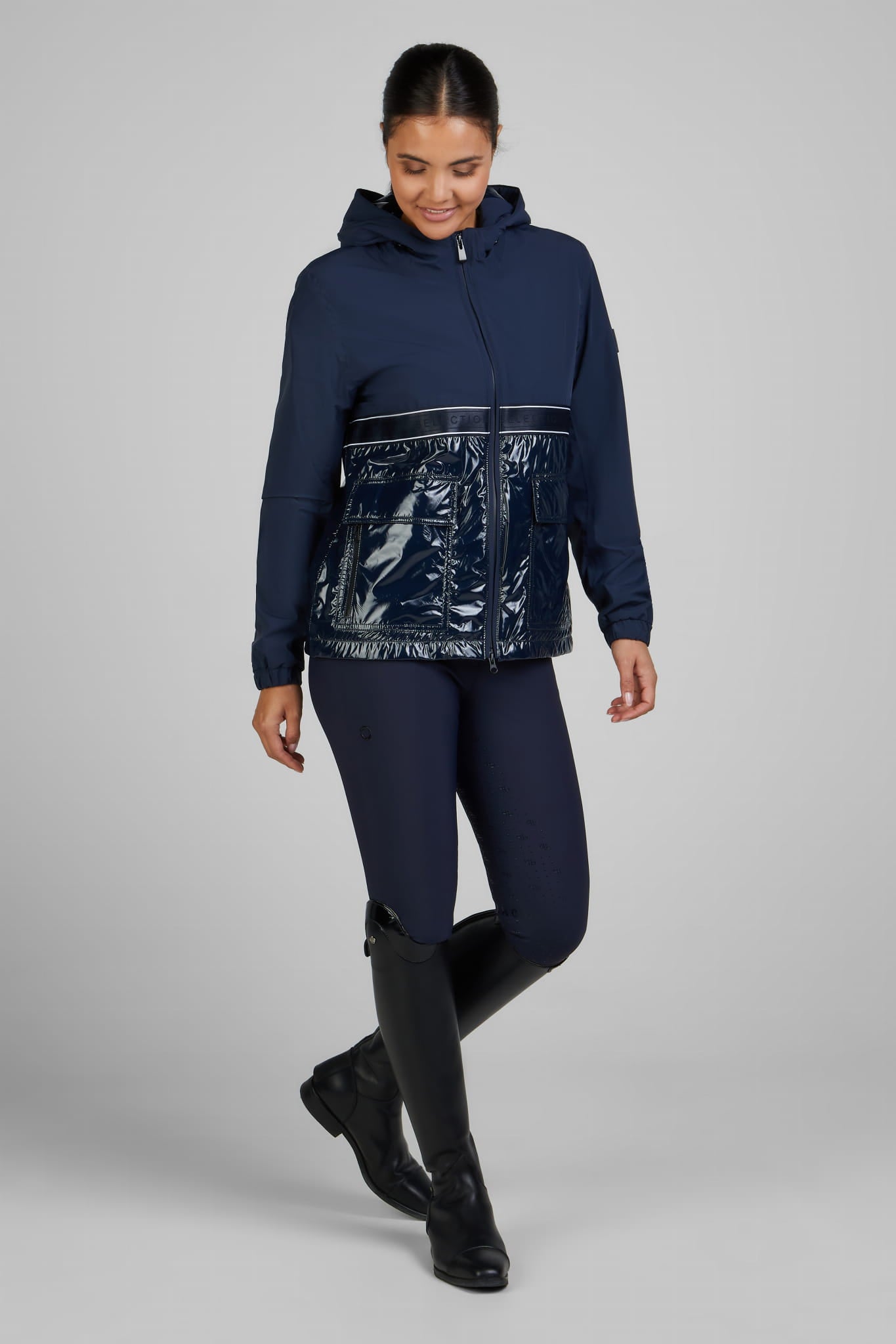 Kurtka przeciwdeszczowa Pikeur Rainjacket 7018 Selection Nightblue S/S 2025 - Cavalo