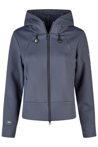 Pikeur Bluza z kapturem Fleece Jacket Athleisure 8046 A/W 2025 Graphite Blue - Cavalo