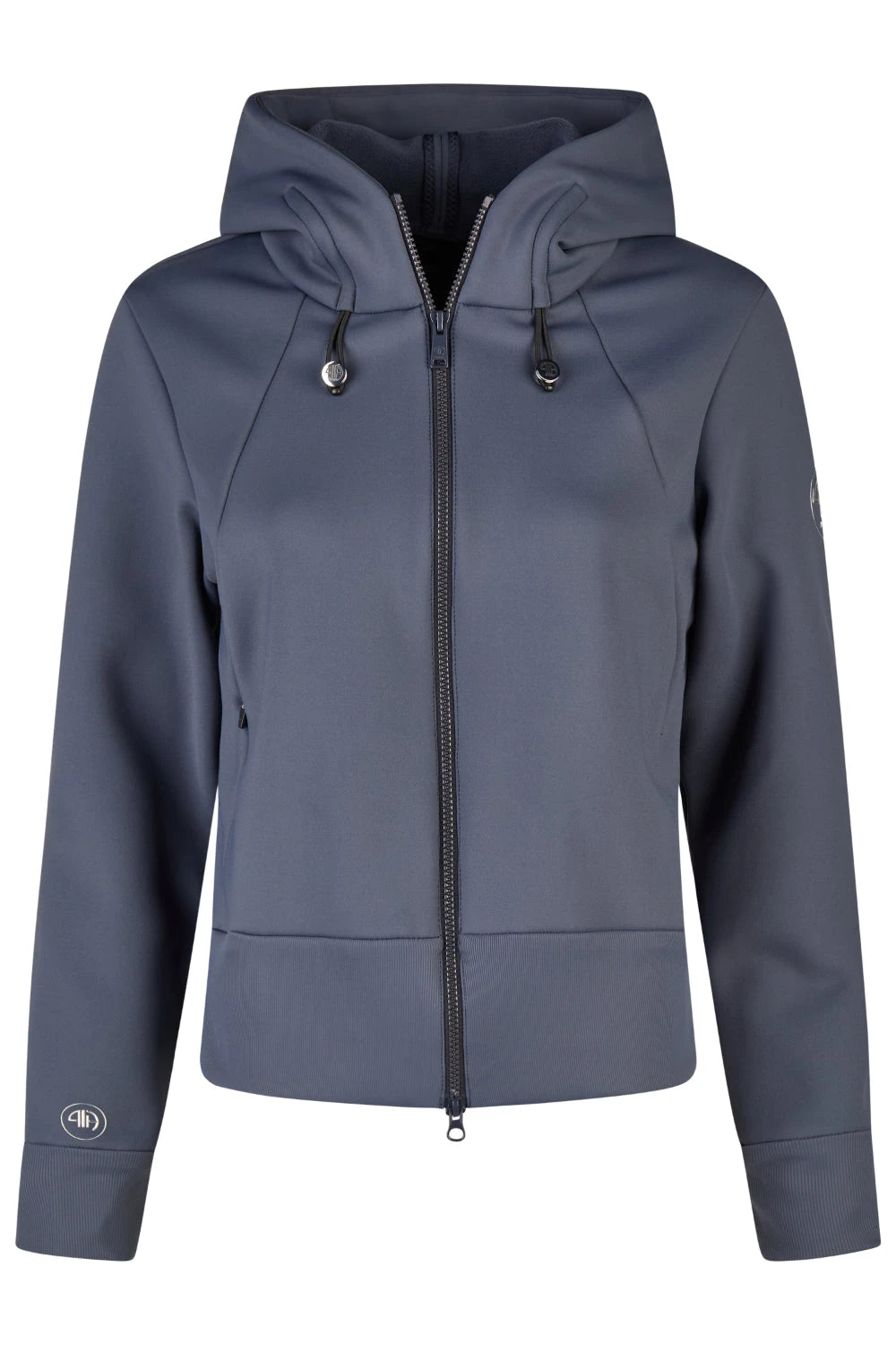 Pikeur Bluza z kapturem Fleece Jacket Athleisure 8046 A/W 2025 Graphite Blue - Cavalo