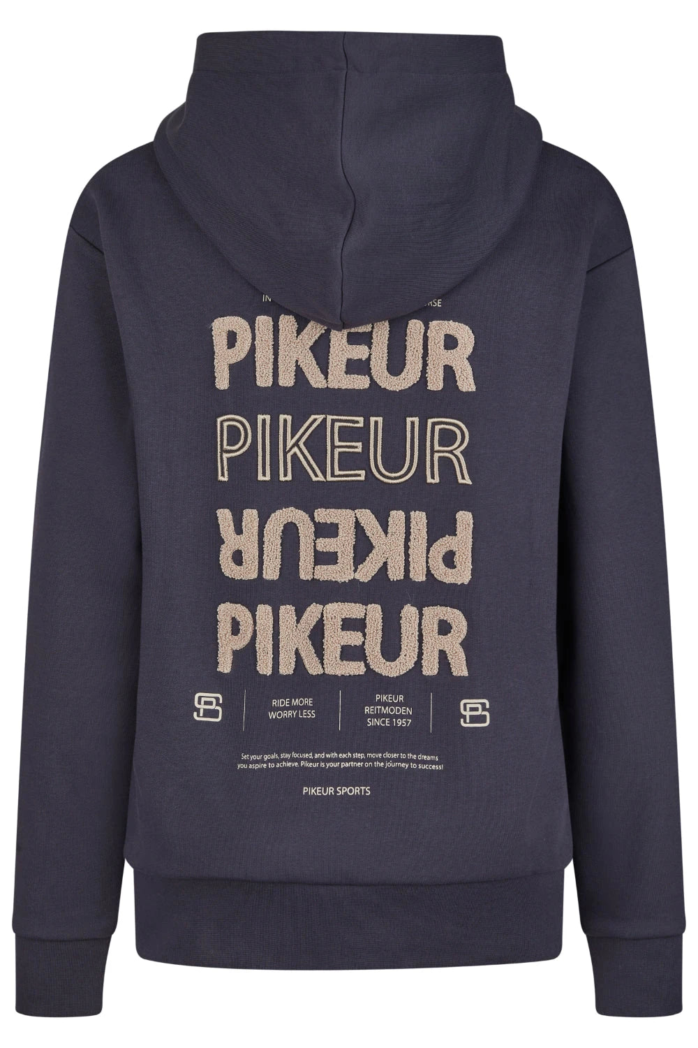 Pikeur Bluza z kapturem Fleece Jacket Athleisure 8275 A/W 2025 Nightblue - Cavalo