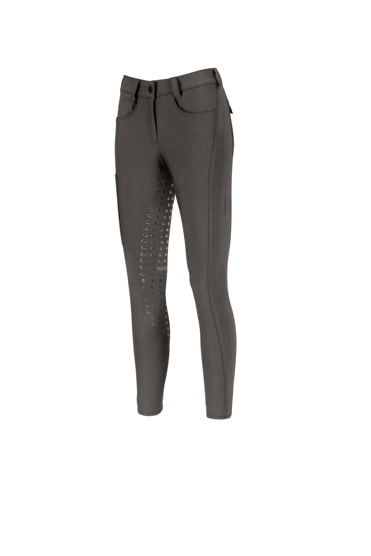 Pikeur Bryczesy damskie Romy SD Full Patches z pełnym lejem Blackolive SS24 - Cavalo