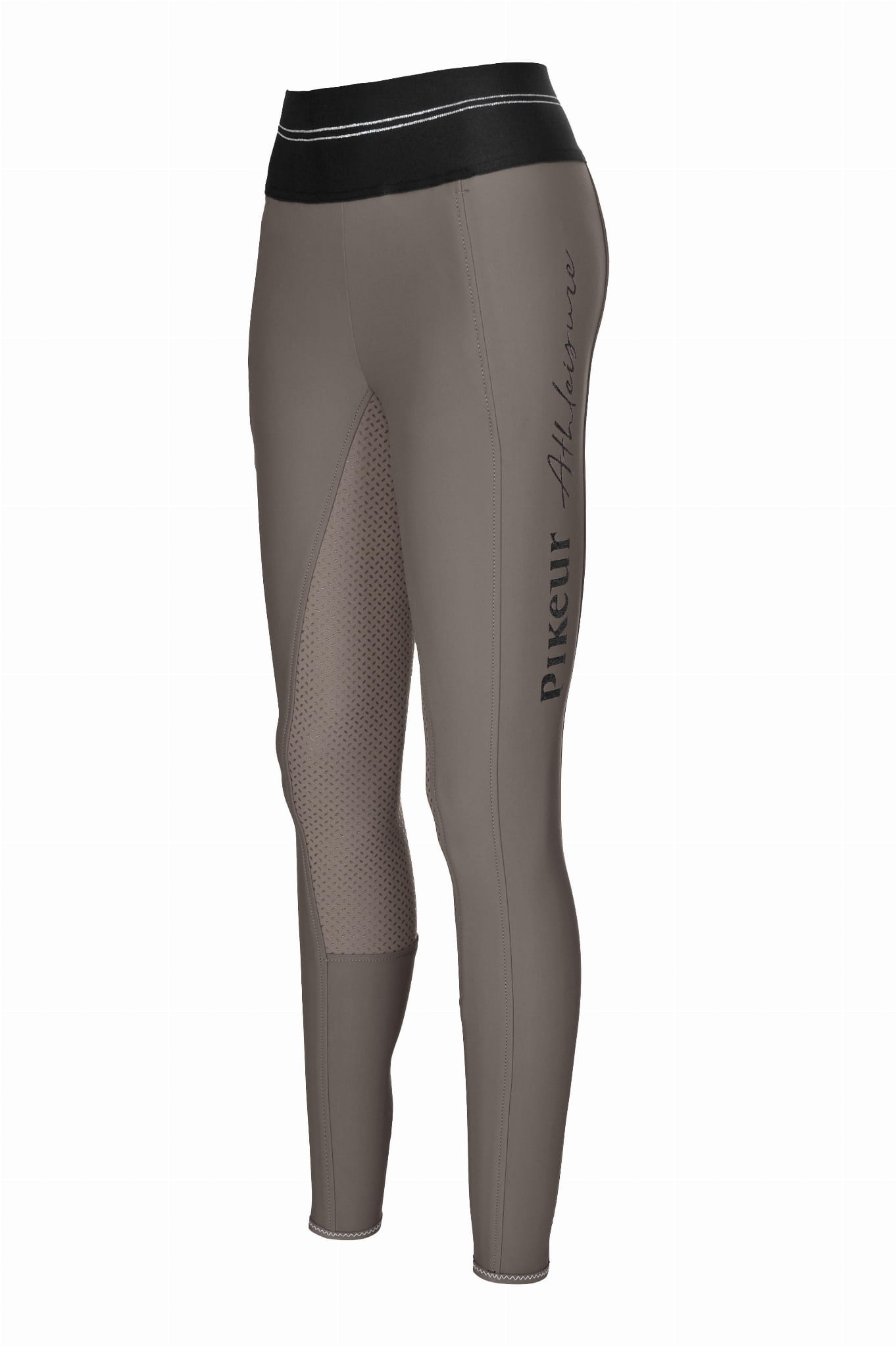 Pikeur GIA Legginsy  Grip  ATHL Full Patches Taupe - Cavalo