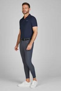 Pikeur Koszulka męska Polo funkcyjna 7249 Navy Sports  S/S 2025 - Cavalo
