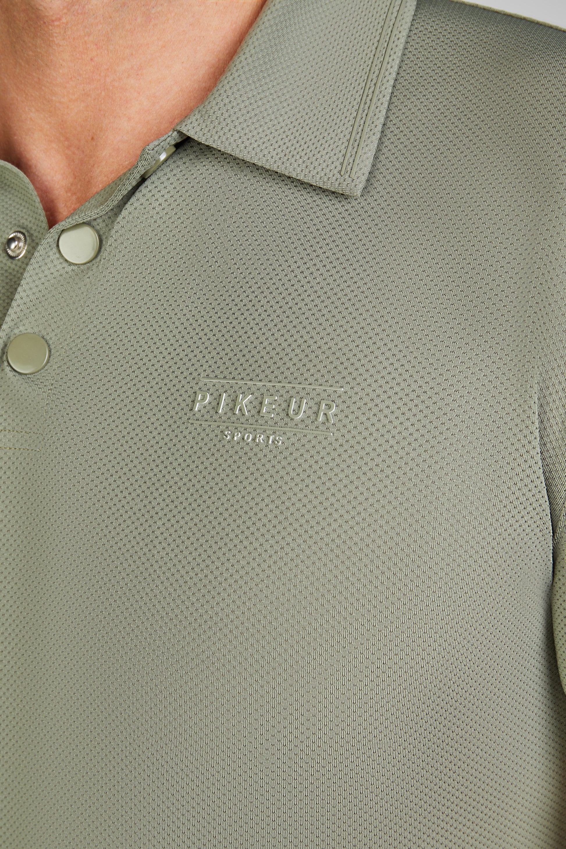 Pikeur Koszulka męska Polo funkcyjna 7249 Navy Sports  S/S 2025 - Cavalo