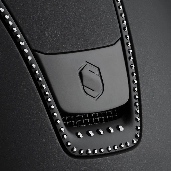 SAMSHIELD Kask Miss Shield 2.0 Shadowmatt 300 Swarovski 2.0 - Mat Black