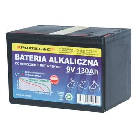 Bateria alkaliczna Pomelac 130 Ah 9V - Cavalo