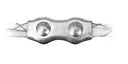 Łącznik metalowy do drutu plecionki linki 5 mm Clip - Cavalo