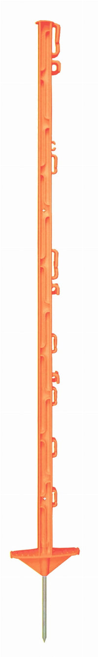 Palik słupek 105 cm gruby Pomelac L-900 pomarańczowy podwójna stopka - Cavalo