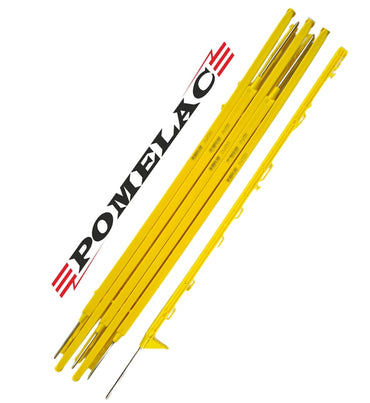 Palik słupek Pomelac Kipost żółty 105 cm pastuch oryginalny polski - Cavalo