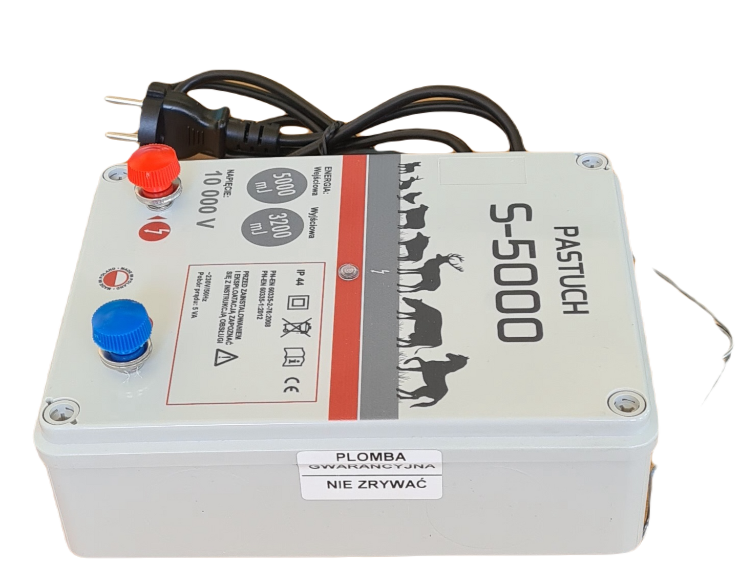 Pastuch Elektryczny Elektryzator sieciowy Pomelac S-5000 5J - Cavalo