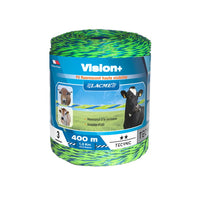 Plecionka Fluo Vision Lacme zielono-niebieska 400m - Cavalo