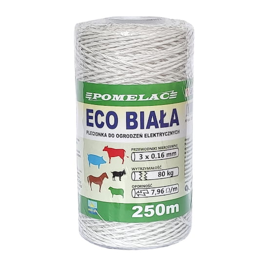PLECIONKA LINKA PASTUCH ELEKTRYCZNY POMELAC 250m - Cavalo