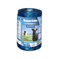 Plecionka linka Superbleu Lacme niebiesko-czarna 200m - Cavalo