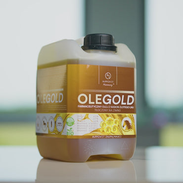 Hippovet Pharmacy OLEGOLD olej lniany z wit ADEK