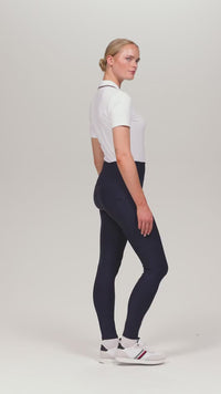 Legginsy młodzieżowe Tommy Hilfiger Devon Full Grip Desert Sky